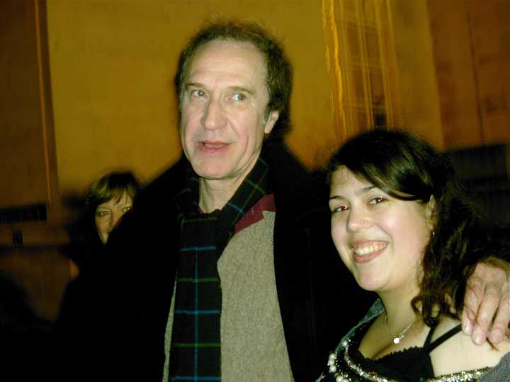 Ray Davies with Roshen Kaye