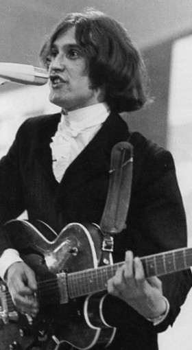 Dave Davies in Recklinghausen, 12th October 1965, picture from 'Beatgeschichte(n) im Revier'
